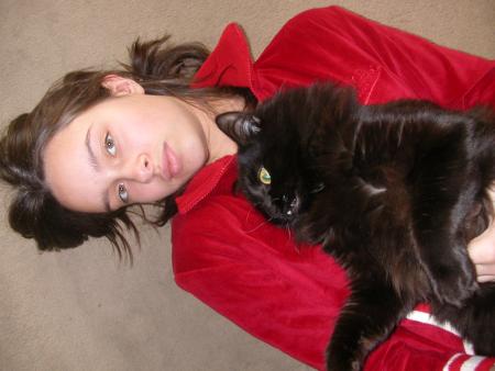 Mon amie Claire et son chat Texas
